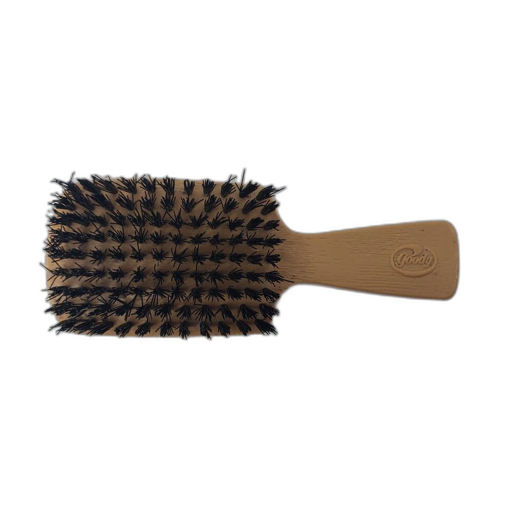 Goody Faux Wood Paddle Brush Vintage 1970's 70's Bristle Hair Brush Small Unisex